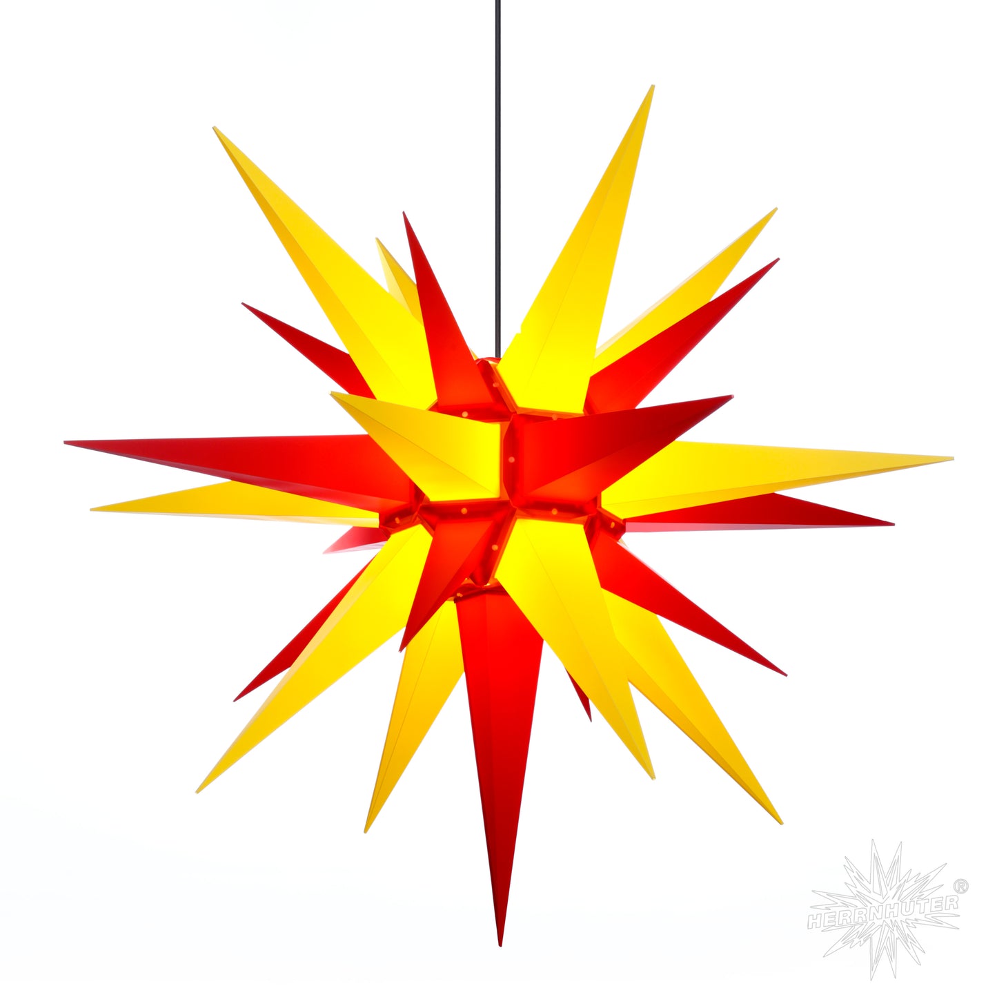 Herrnhuter Sterne ADVENTSSTERN Kunststoff A13 ca. Ø130 cm | gelb-rot