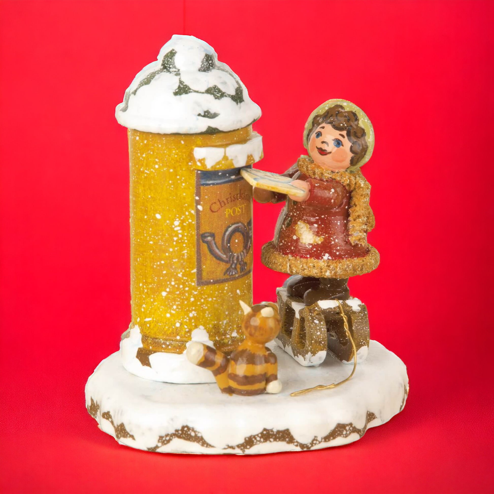 Hubrig Volkskunst | Winterkinder | Christkindelpost | 7 cm