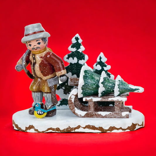 Hubrig Volkskunst | Winterkinder | Christbaumdieb | 8 cm