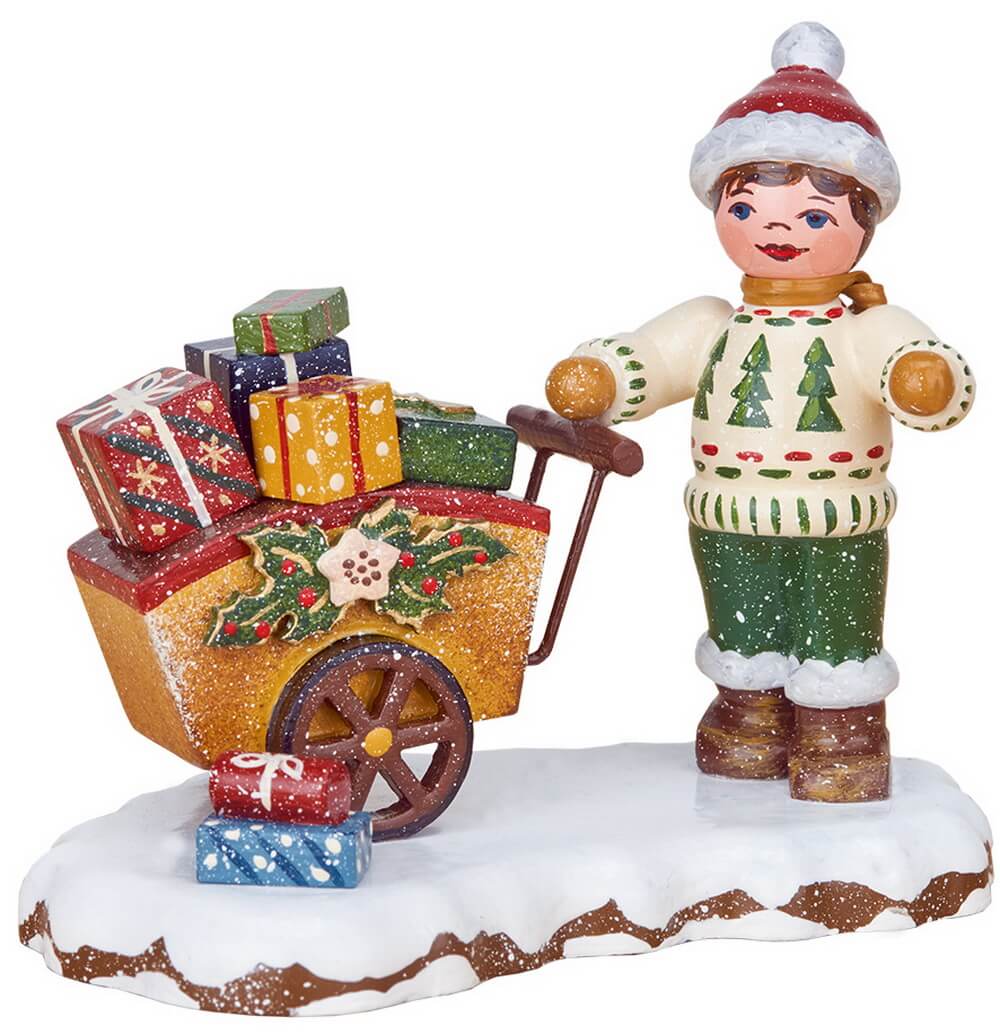 Hubrig Volkskunst | Winterkinder | Geschenkekind | 8 cm