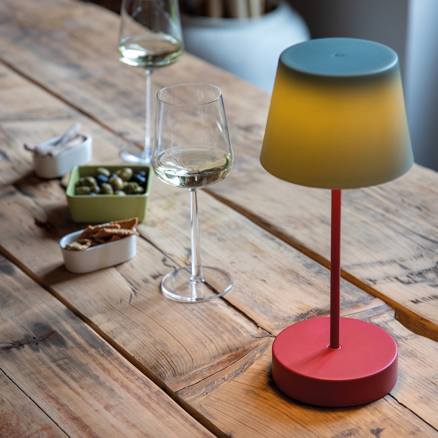 Remember | LED-Tischleuchte Oscar | cozy | rot | 33,5 cm