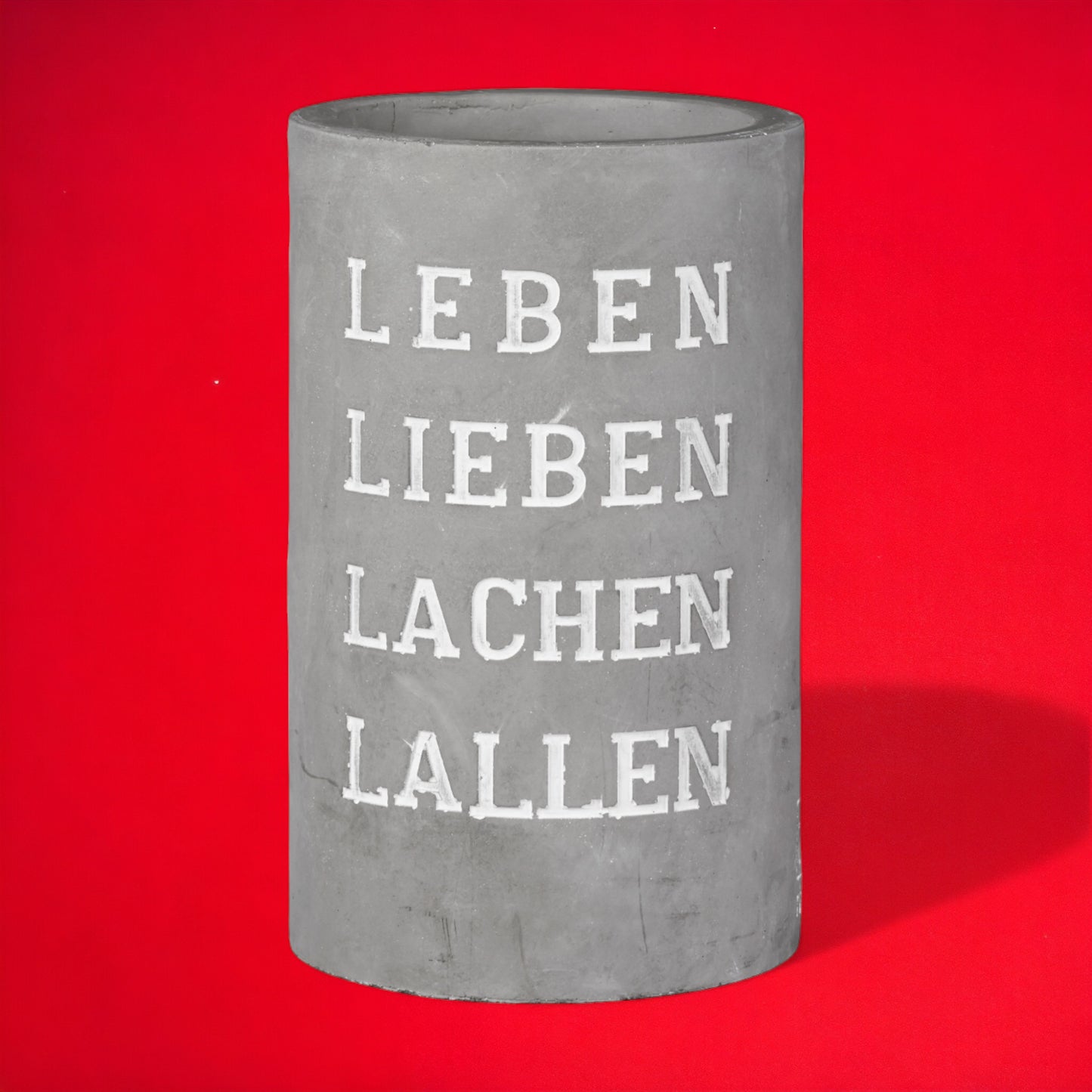 räder BETON | FLASCHEN- & WEINKÜHLER | Leben & Lieben | ca. 21 cm