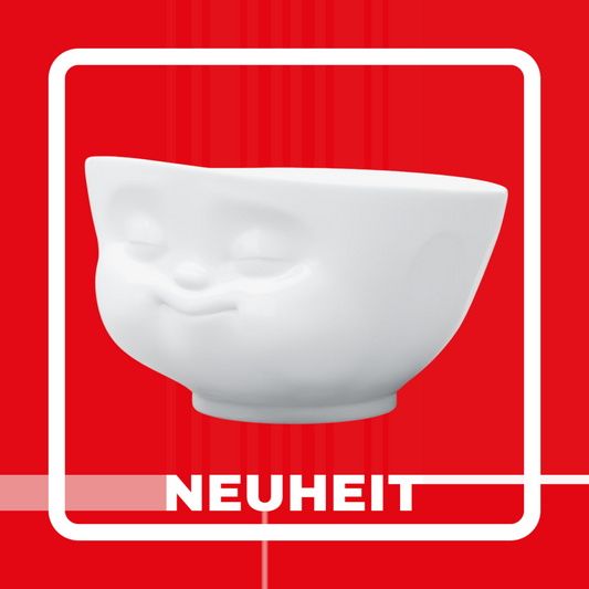 Lachende Tasse FIFTYEIGHT PRODUCTS | Schale | MAMPFEND | ca. 500ml | weiß