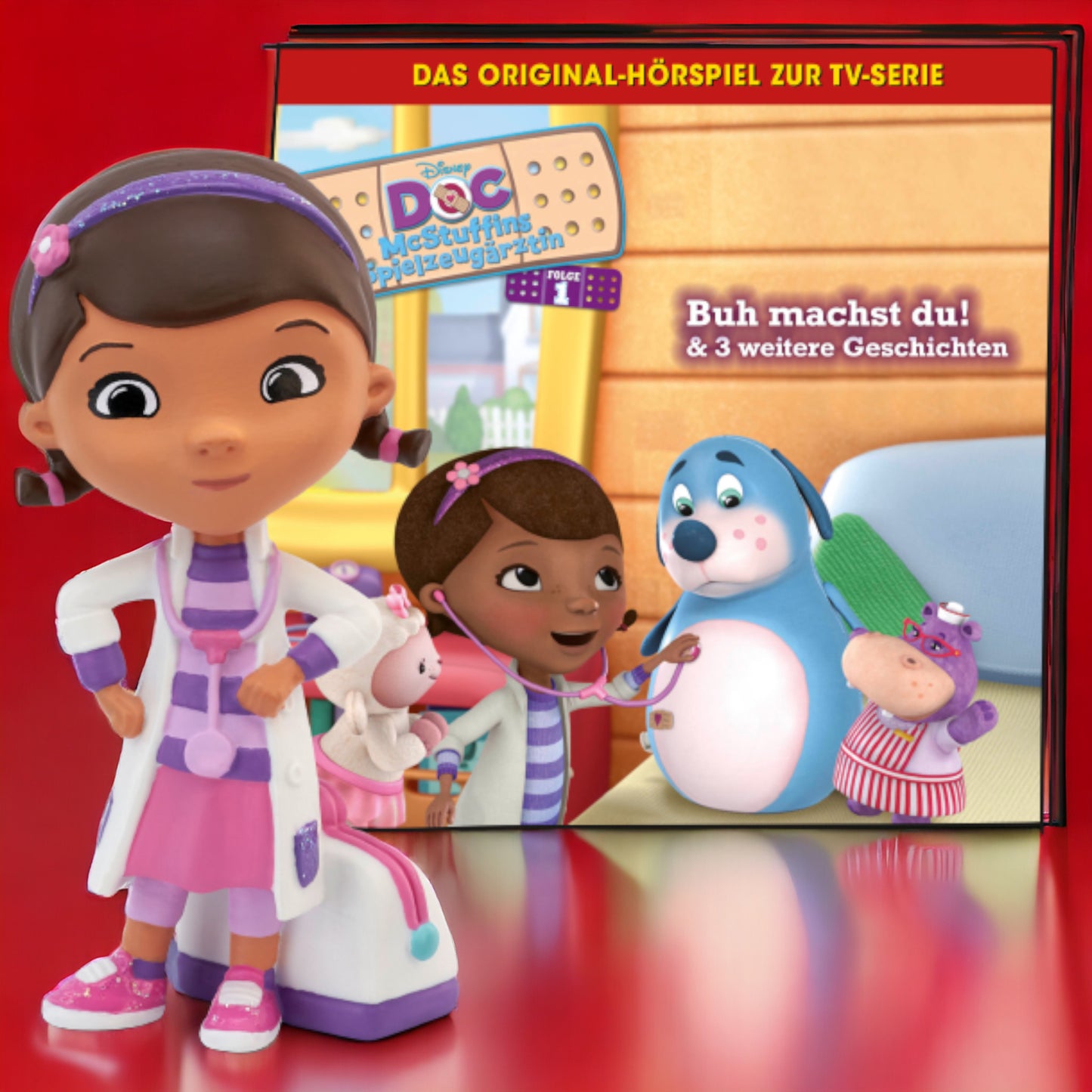 tonies® Hörfigur | DISNEY | Doc McStuffins Spielzeugärztin | Buh machst du! & 3 weitere Geschichten