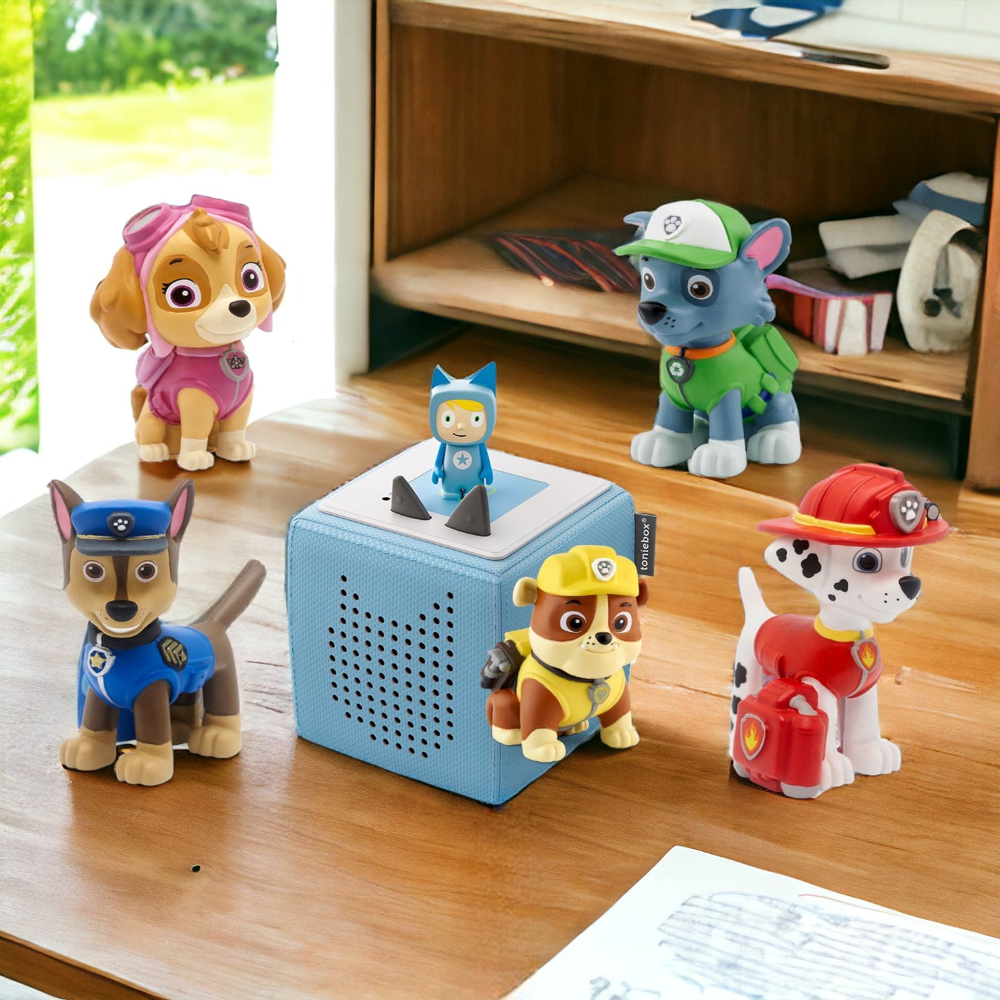 tonies® Hörfigur | BIG Bundle | Starterset Hellblau + PAW PATROL alle 5 Abenteuer