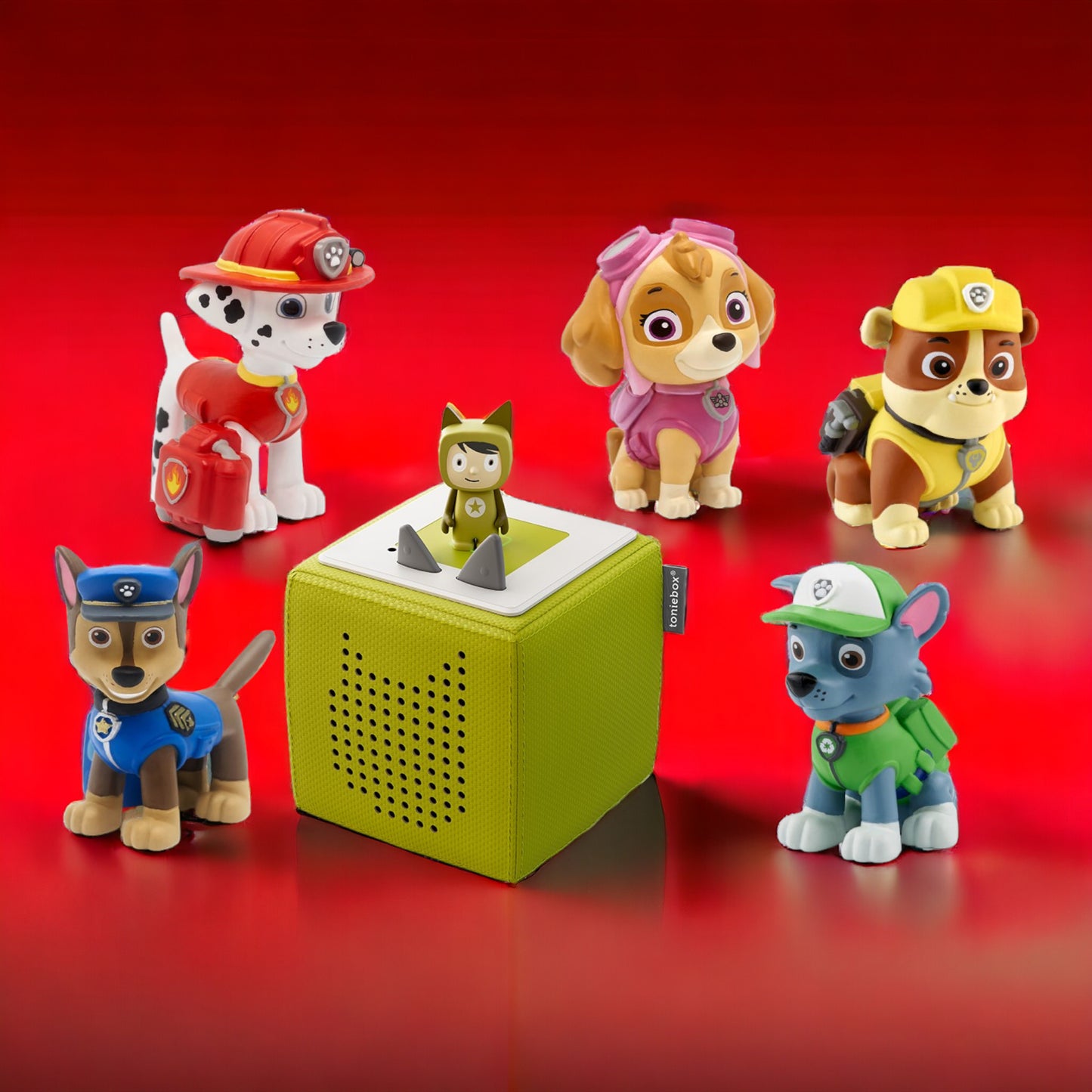 tonies® Hörfigur | BIG Bundle | Starterset Grün + PAW PATROL alle 5 Abenteuer