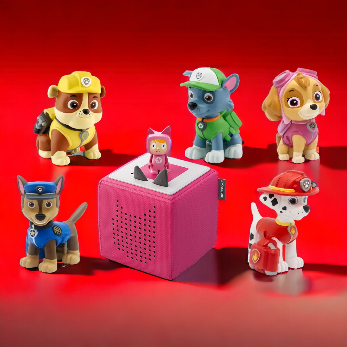 tonies® Hörfigur | BIG Bundle | Starterset Pink + PAW PATROL alle 5 Abenteuer