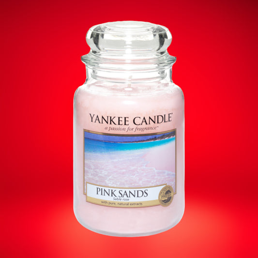 Yankee Candle | Duftkerze im Glas | PINK SANDS | 623 g